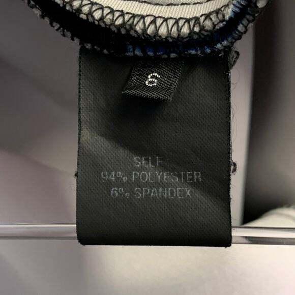 YIGAL AZROUEL Size 6 Black Green Blue Polyester Blend Cocktail Dress - Picture 6 of 6